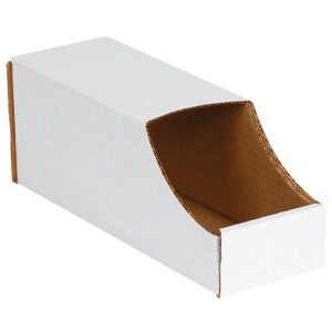 thumbnail image 2 of 50-Pack White Corrugated Shipping Mailers – 10 X 4 X 2 Inches – Cardboard Boxes – Made In USA – ShippingSuppliesByMail 2 of 4